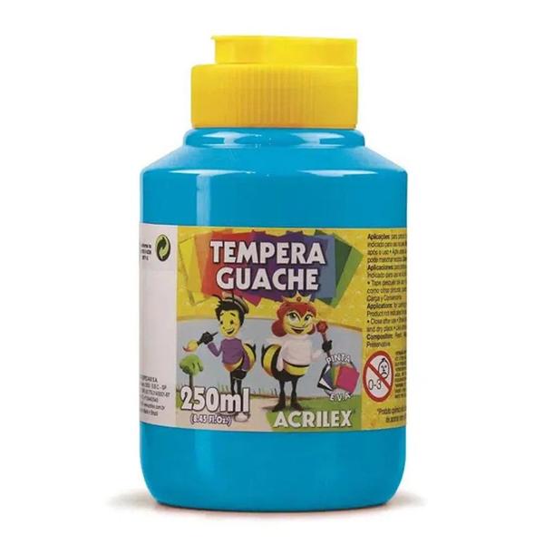 Imagem de Tinta guache 250ml azul celeste Acrilex