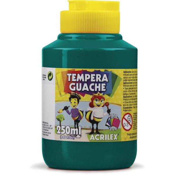 Imagem de Tinta Guache 250ML Verde Bandeira Pacote com 3