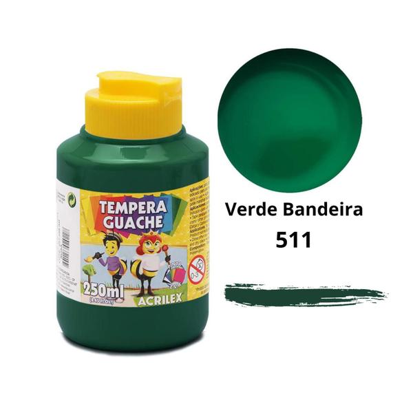 Imagem de Tinta Guache Acrilex Tempera Guache 250ml Escolar