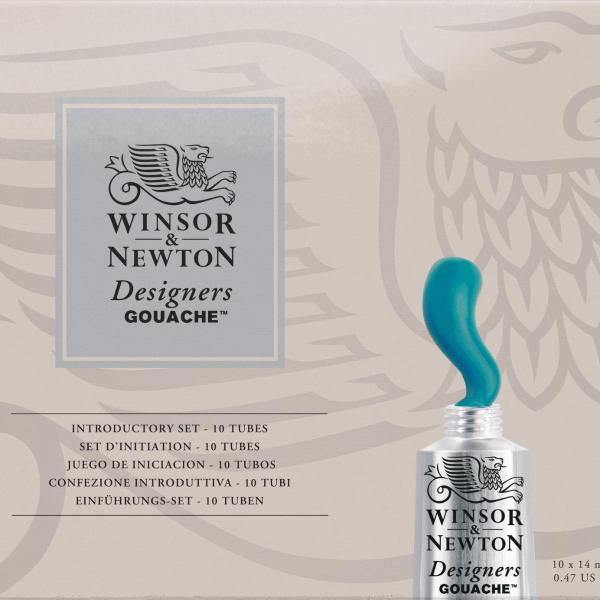 Imagem de Tinta Guache Designes Winsor & Newton 10 Cores Introductory 14ml