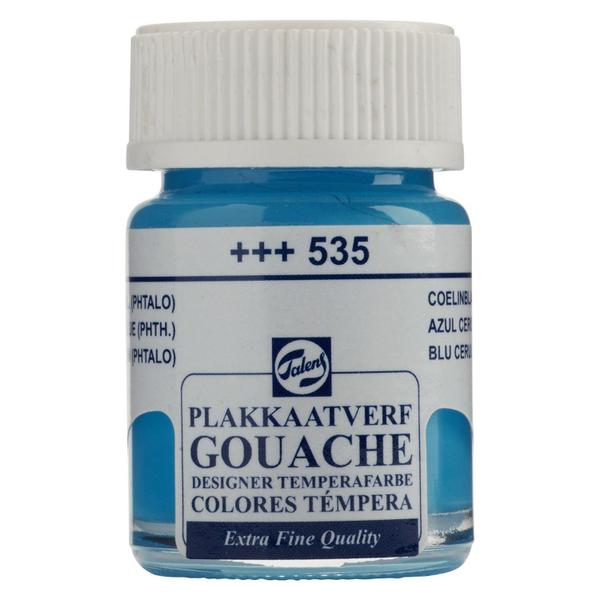 Imagem de Tinta Guache Extra Fina Talens 16ml Cor Cerulean Blue Phthalo 535