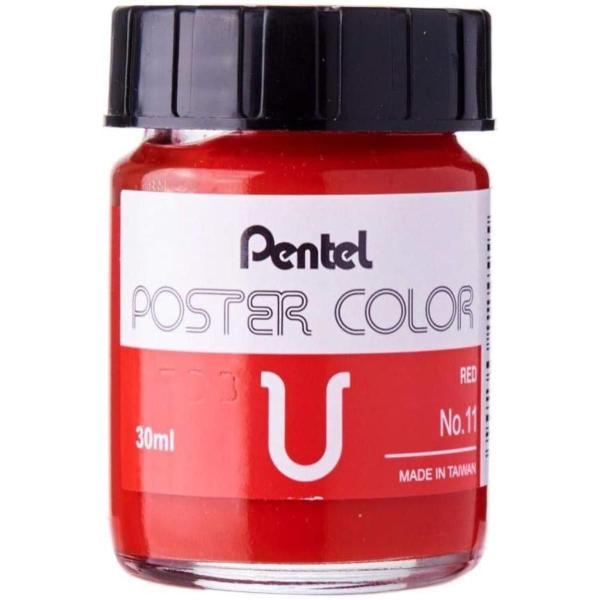 Imagem de Tinta Guache Pentel Poster Color - 6 Cores - Guache Profissional