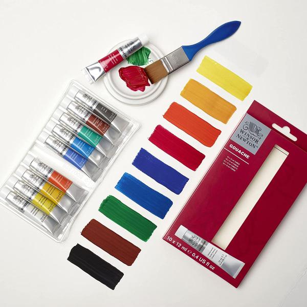 Imagem de Tinta Guache Winsor & Newton 12ml com 10 Cores 0890001