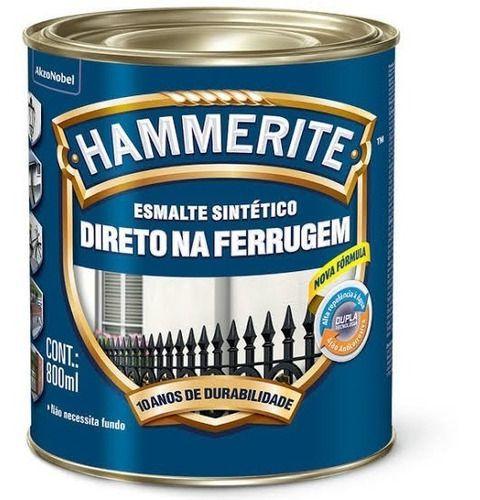 Imagem de Tinta Hammerite  Direto Na Ferrugem Cores - 800ml - Coral