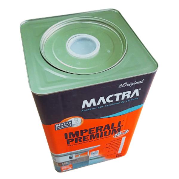 Imagem de Tinta Impermeabilizante Emborrachada Imperall 10 em 1 Mactra 18 kg Branco Para Parede Externa, Antimofo, Contra Chuva e infiltração