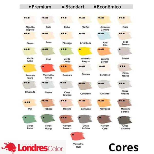 Imagem de Tinta Londres Color Acrílica Standard Areia 18L