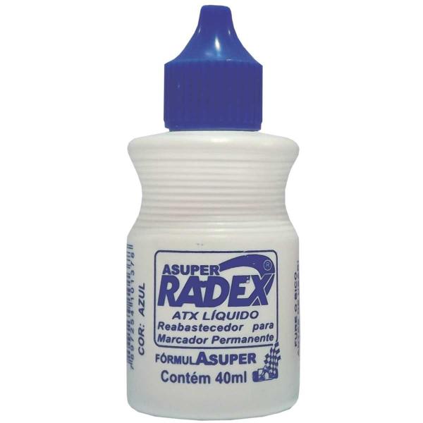 Imagem de Tinta Marcador Permanente Reabastecedor 40ML Azul