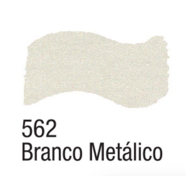 Imagem de Tinta Metal Colors Acrílica Metálica 37ml - Acrilex 562 - Branco