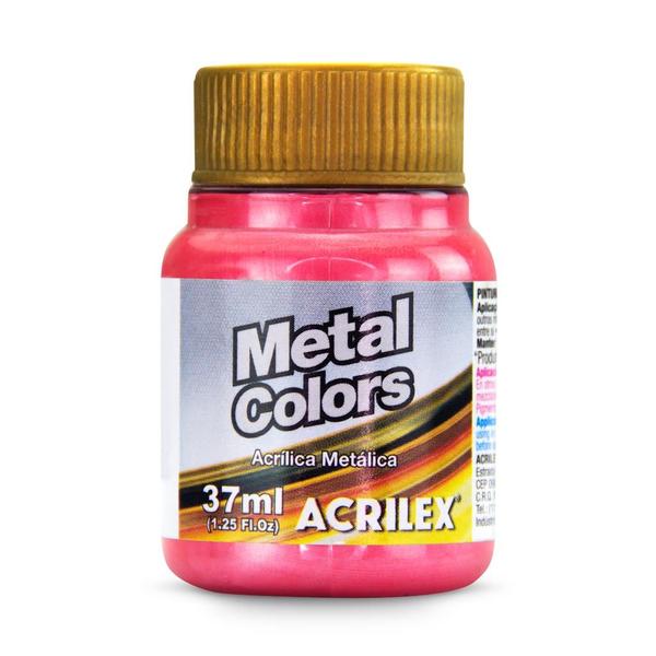 Imagem de Tinta Metal Colors Acrylic 37ml Acrilex (Acrilica Metálica) ref. 03640