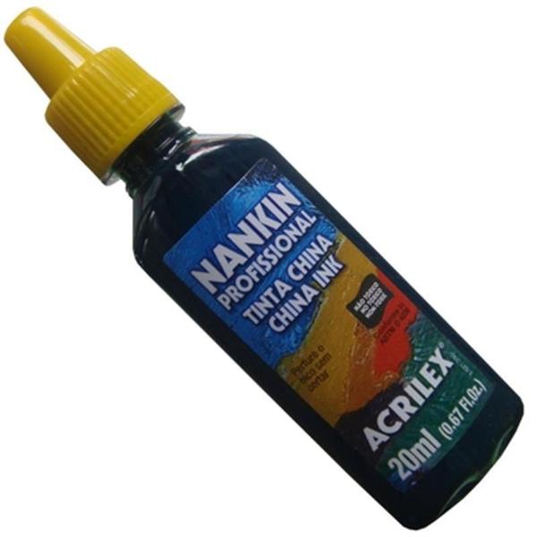 Imagem de Tinta Nankin 20ml - 520 Preto Acrilex