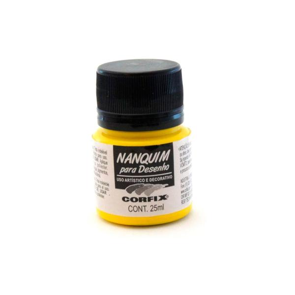 Imagem de Tinta Nanquim Corfix Cor Amarelo Ouro 25ml