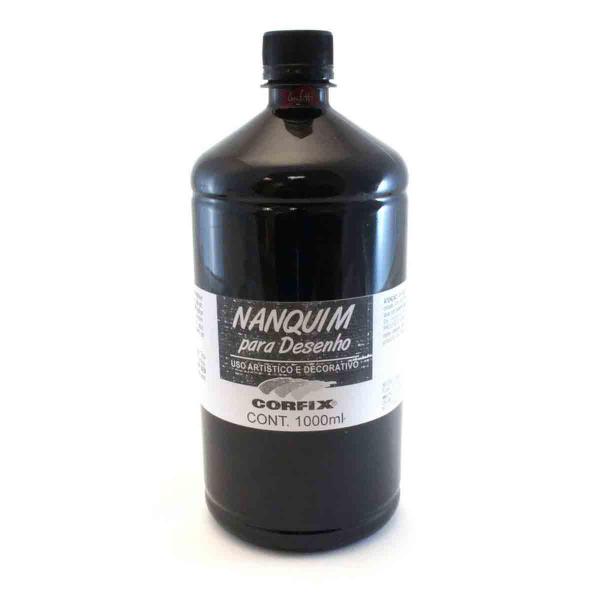 Imagem de Tinta Nanquim Corfix Preta 1000Ml