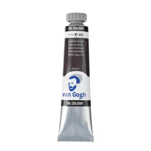 Imagem de Tinta Óleo 20 Ml Talens Van Gogh Serie 1 Vandyke Brown 403