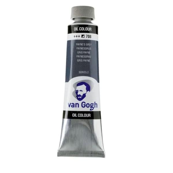 Imagem de Tinta Óleo 20 Ml Talens Van Gogh Serie 2 Payne's Grey 708