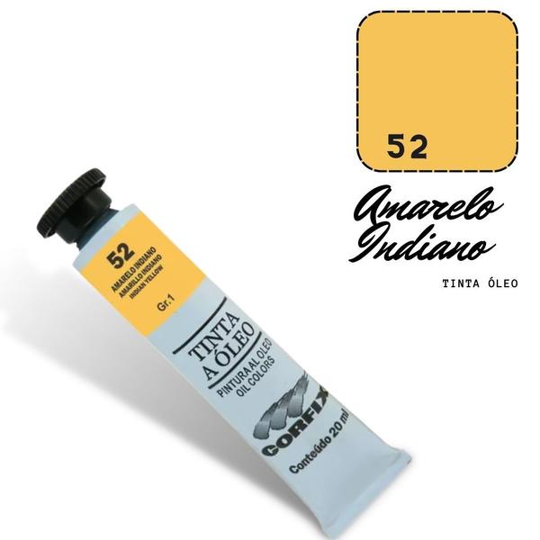 Imagem de Tinta Óleo 20ml G1 052 Amarelo Indiano Corfix