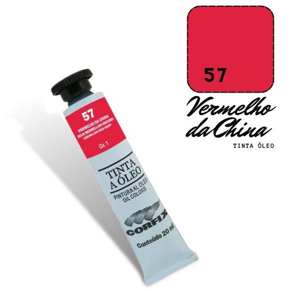 Imagem de Tinta Óleo 20ml G1 057 Vermelho da China Corfix