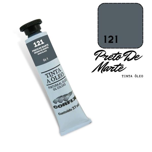 Imagem de Tinta Óleo 37ml G1 121 Preto de Marte Corfix