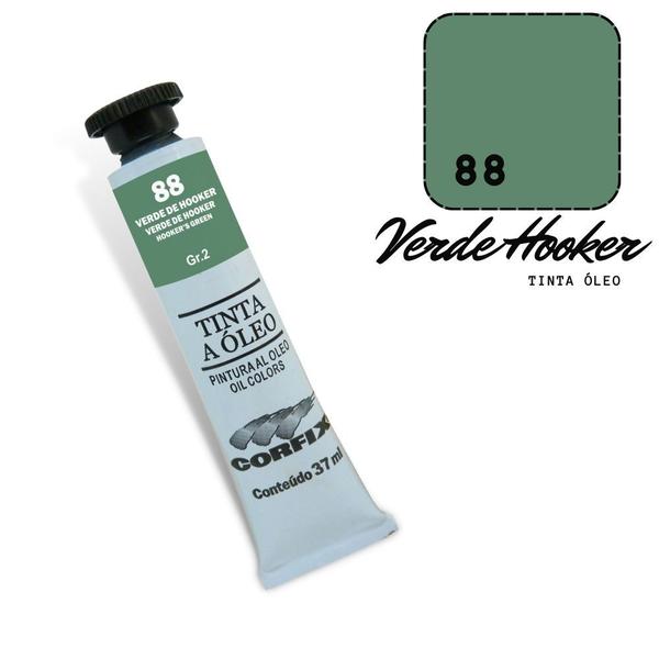 Imagem de Tinta Óleo 37ml G2 088 Verde Hooker Corfix