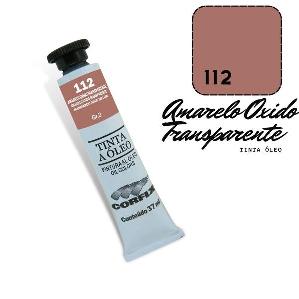 Imagem de Tinta Óleo 37ml G2 112 Amarelo Oxido Transparente Corfix