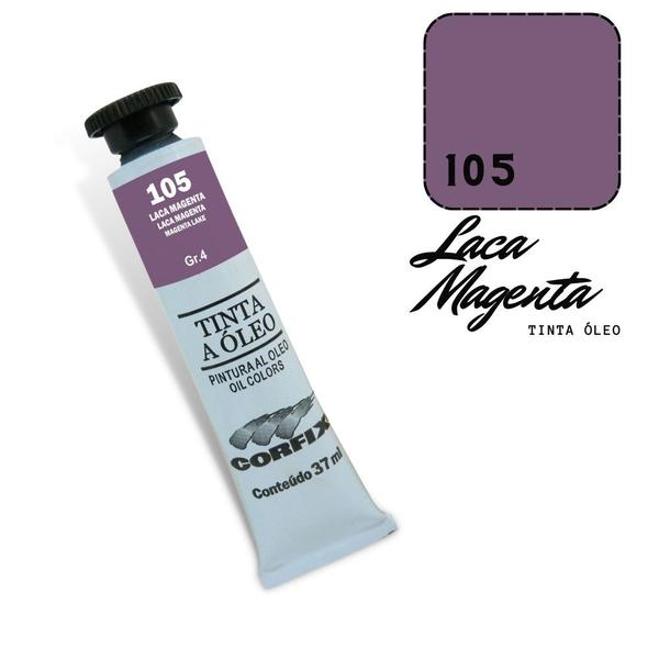 Imagem de Tinta Óleo 37ml G4 105 Laca Magenta Corfix