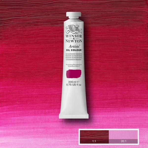 Imagem de Tinta Óleo Artist 200ml Winsor & Newton Quinacridone Magenta