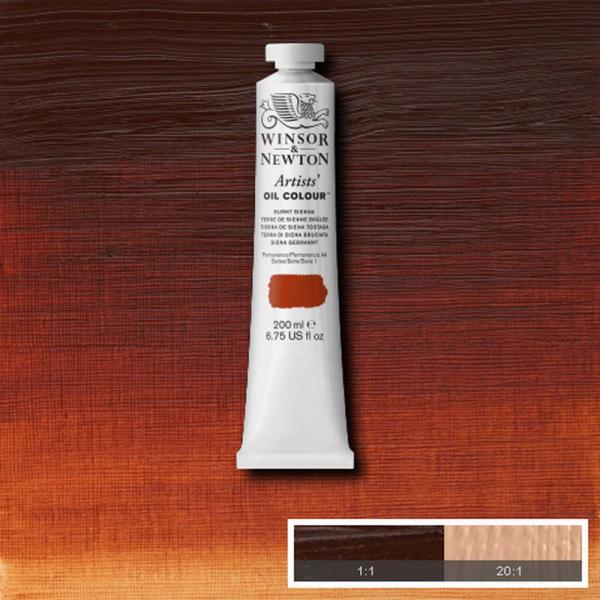 Imagem de Tinta Óleo Artist 200ml Winsor & Newton S1 074 Burnt Sienna