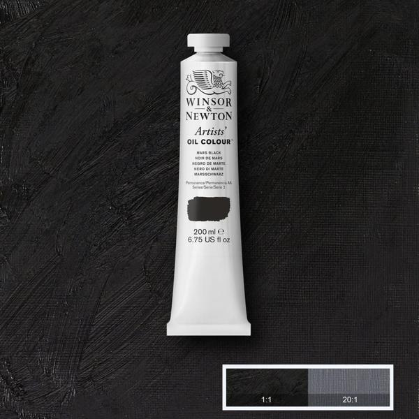 Imagem de Tinta Óleo Artist 200ml Winsor & Newton S2 386 Mars Black