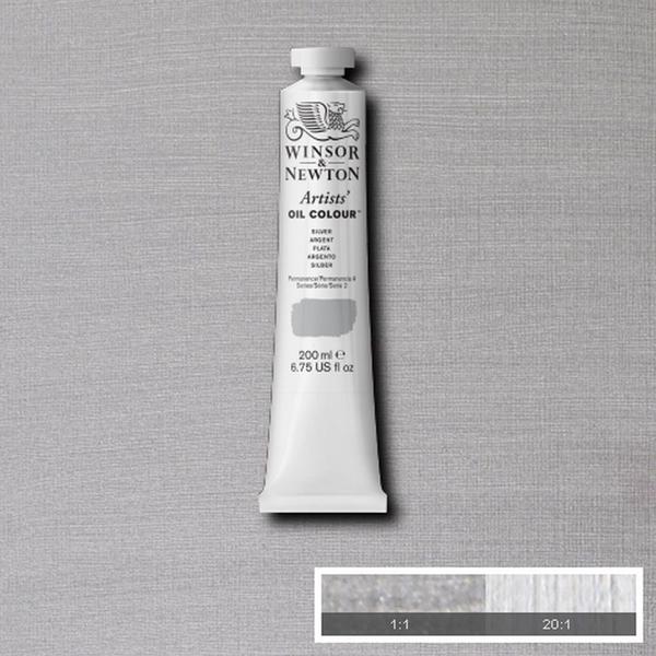 Imagem de Tinta Óleo Artist 200ml Winsor & Newton S2 617 Silver