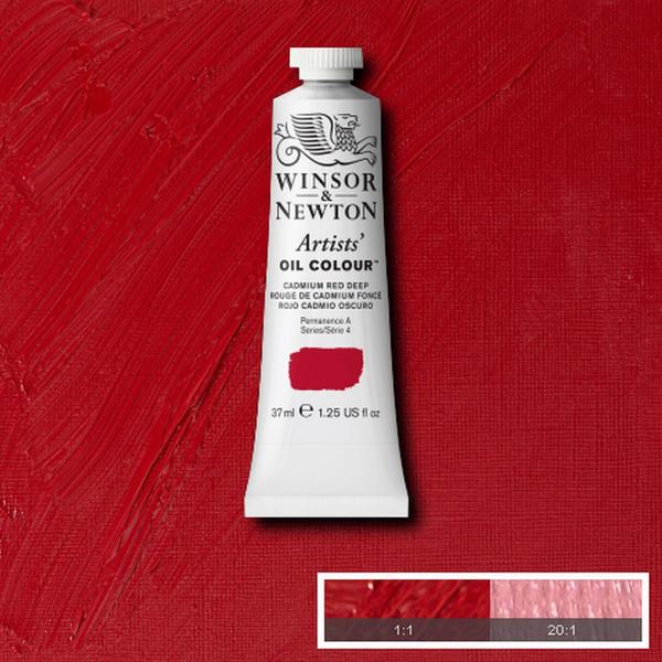 Imagem de Tinta Óleo Artist 37ml Winsor & Newton S4 097 Cadmium Red Deep