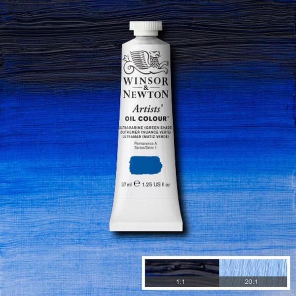 Imagem de Tinta Óleo Artists 37ml Winsor & Newton S1 667 Ultramarine Green Shade