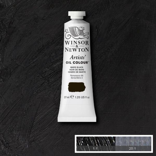 Imagem de Tinta Óleo Artists 37ml Winsor & Newton S2 386 Mars Black