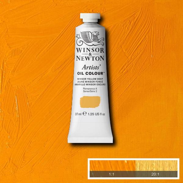 Imagem de Tinta Óleo Artists 37ml Winsor & Newton S2 731 Winsor Yellow Deep