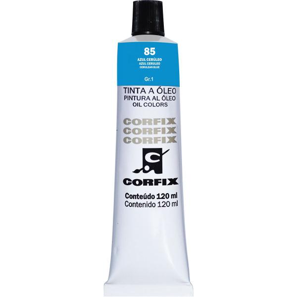 Imagem de Tinta Óleo Corfix 120ml Cor Azul Cerúleo 85