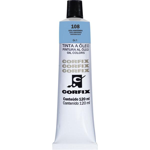 Imagem de Tinta Óleo Corfix 120ml Cor Azul Hortênsia 108