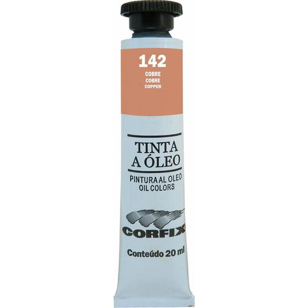 Imagem de Tinta Óleo Corfix 20ml Cor Cobre Metálico 142