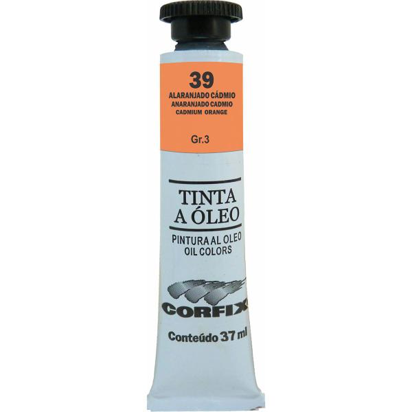 Imagem de Tinta Óleo Corfix 37ml Cor Alaranjado Cádmio 39 Gr. 3