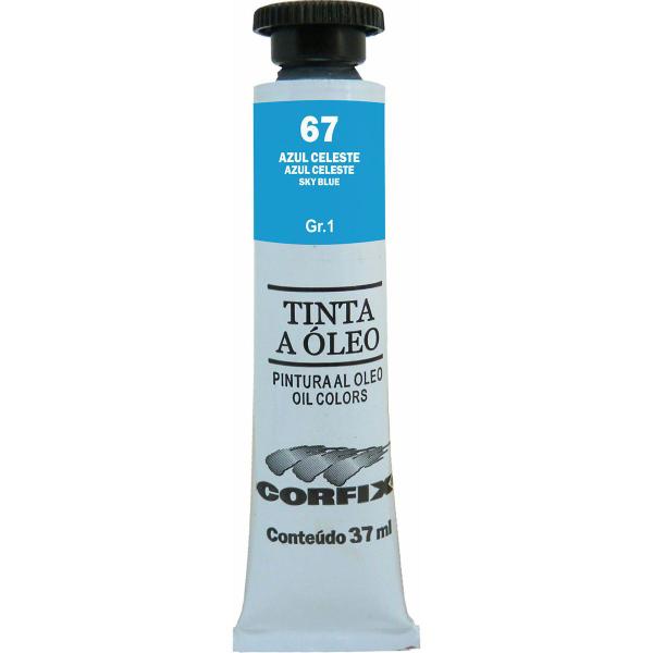 Imagem de Tinta Óleo Corfix 37ml Cor Azul Celeste 67 Gr. 1