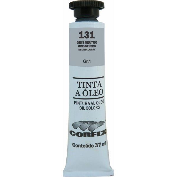 Imagem de Tinta Óleo Corfix 37ml Cor Gris Neutro 131 Gr. 1