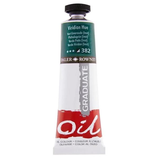 Imagem de Tinta Óleo Daler Rowney Graduate 382 Viridian Hue 38 ml 117038382