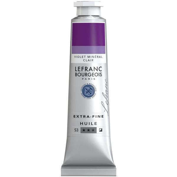 Imagem de Tinta Óleo ExtraFine Lefranc Para Tela Mineral Violet Light 40ml