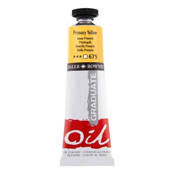 Imagem de Tinta Óleo Graduate 38ml Amarelo Primário 675 Daler Rowney