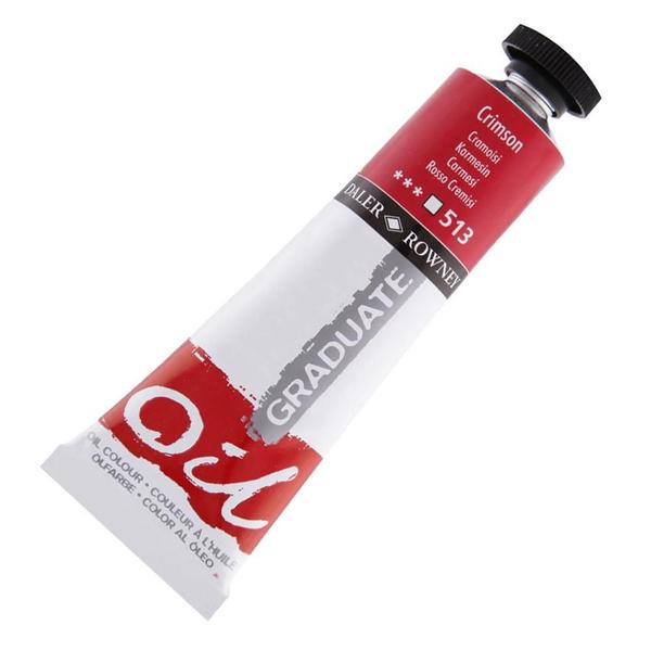 Imagem de Tinta Óleo Graduate 38ml Crimson 513 Daler Rowney