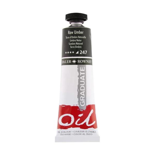 Imagem de Tinta Óleo Graduate 38ml Sombra Natural 247 Daler Rowney