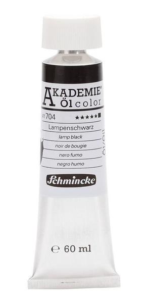 Imagem de Tinta Óleo Importada Schmincke Akademie 704 Lamp Black 60ml