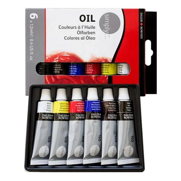 Imagem de Tinta Oleo Simply Graduate Oil 6 Cores