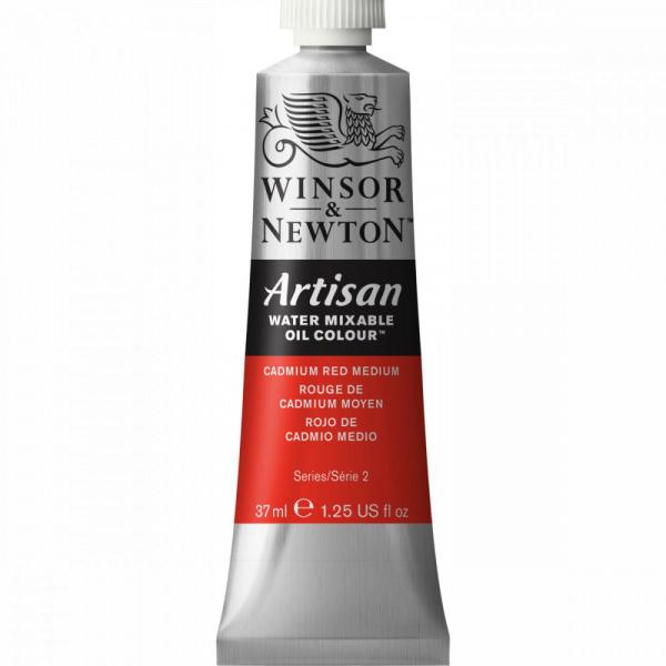 Imagem de Tinta Óleo Solúvel Água Winsor 37ml S2 099 Cad Red Medium