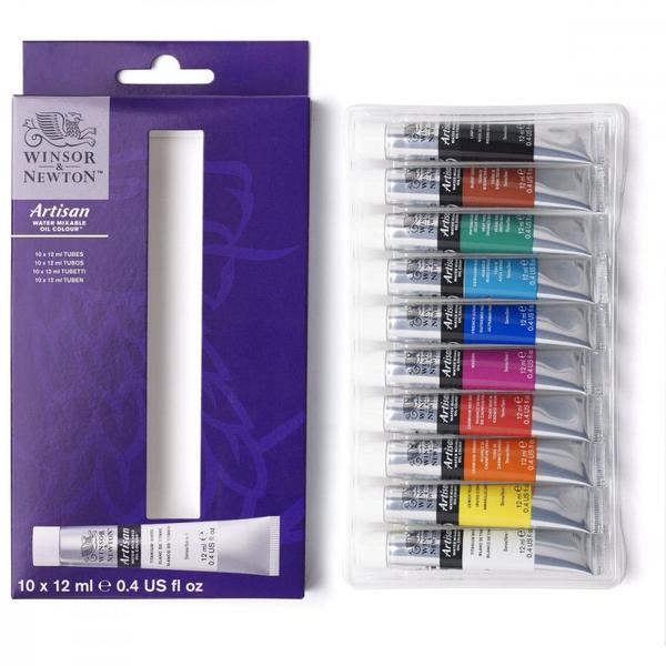 Imagem de Tinta Óleo Solúvel em Água Artisan Winsor & Newton C/10 12ml