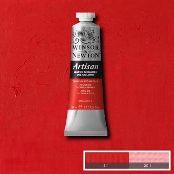 Imagem de Tinta Óleo Solúvel Em Água W&N 37ml S2 099 Cad Red Medium