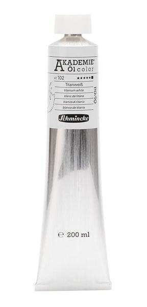 Imagem de Tinta Óleo Titanium White 102 Schmincke Akademie 200ml