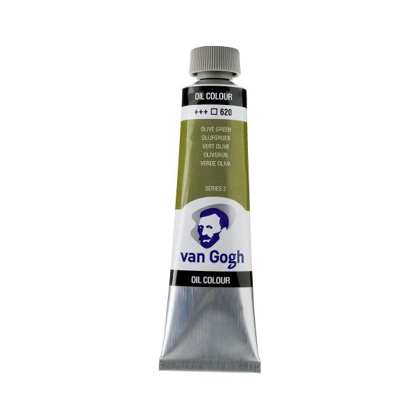 Imagem de Tinta Óleo Van Gogh Talens 20ml Cor Olive Green 620